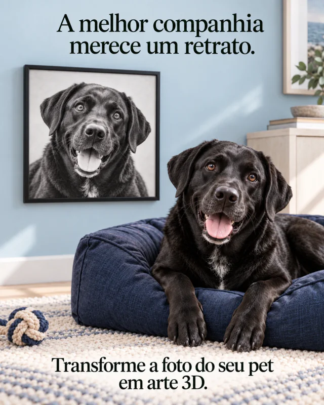 Cães — Composições ilustrativas. O resultado depende da fotografia escolhida.