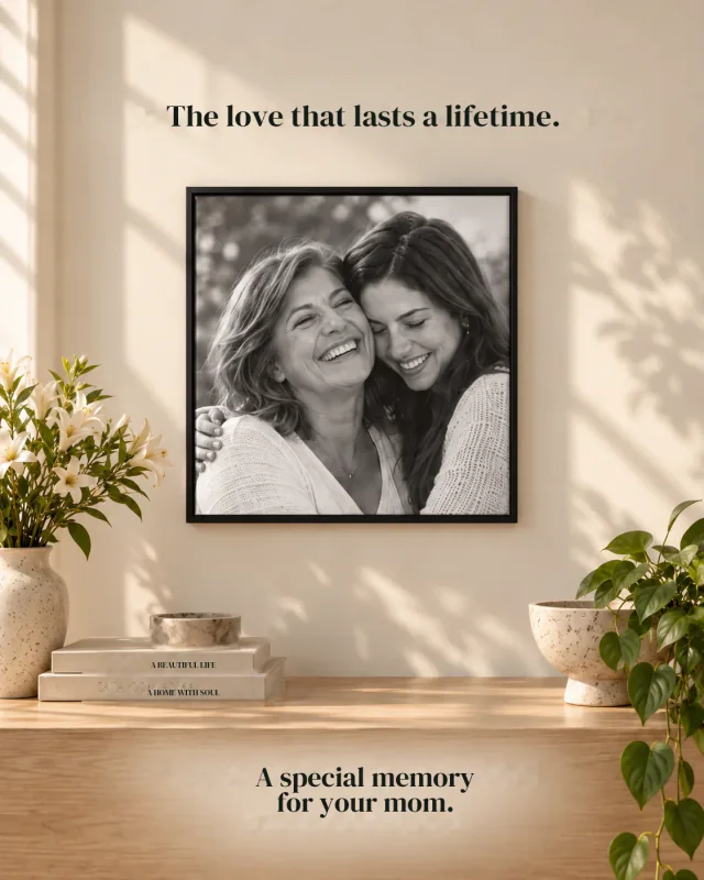 Mother’s Day — Illustrative compositions. The result depends on the selected photograph.
