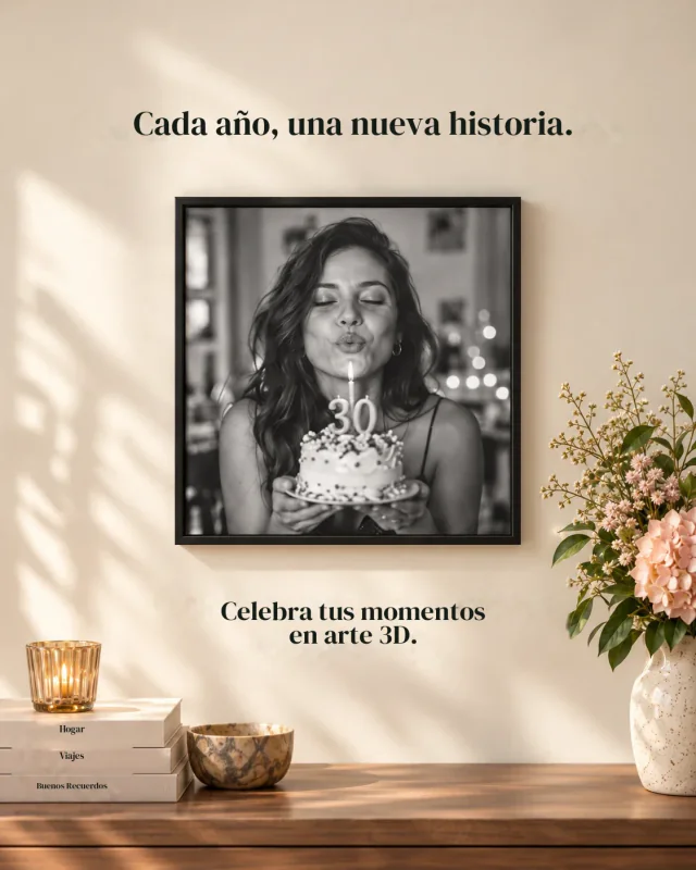 Cumpleaños — Composiciones ilustrativas. El resultado depende de la fotografía elegida.