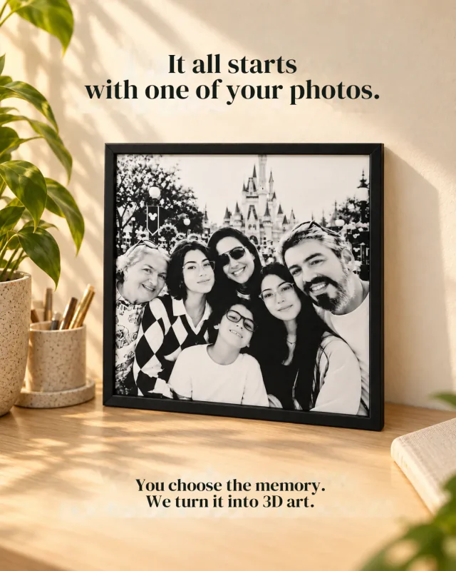 Family — Illustrative compositions. The result depends on the selected photograph.
